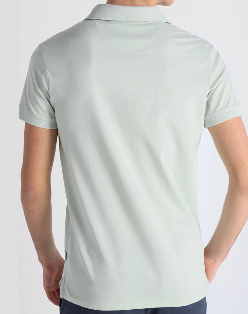 Polo de hombre de manga corta Lois, modelo 13063/471, verde claro - 2 - La Casa Dels Pantalons