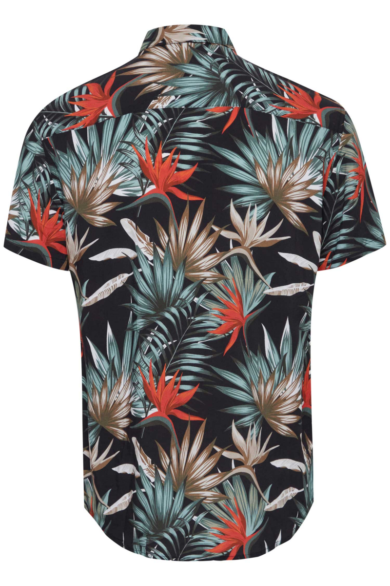 Camisa d'home de màniga curta Blend, model 20715740/194007, negra estampada - 3 - La Casa Dels Pantalons