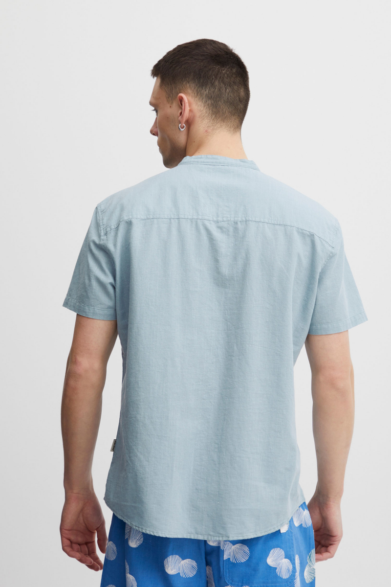 Camisa d'home de màniga curta Blend, model 20715830/164010, blava - 3 - La Casa Dels Pantalons