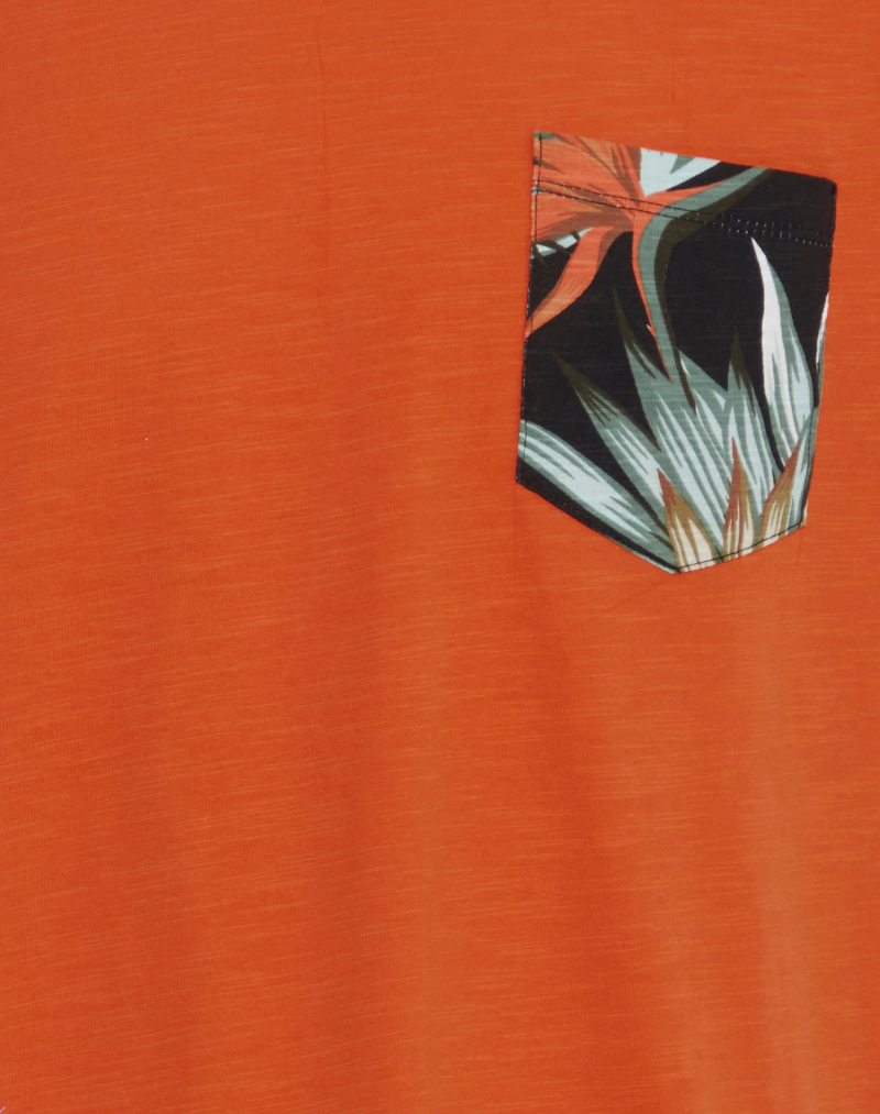 Samarreta d'home de màniga curta amb butxaca Blend, model 20715038/171553, ataronjada - 2 - La Casa Dels Pantalons