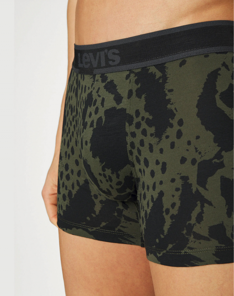 Pack de 2 boxers Levi's®, modelo 701222904/002, caqui y negro. - 3 - La Casa Dels Pantalons