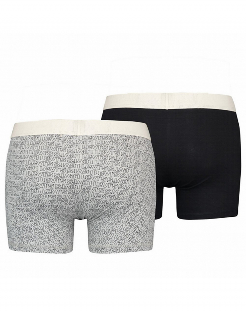 Pack de 2 bòxers Levi's®, model 701222909/002, gris i negre - 3 - La Casa Dels Pantalons