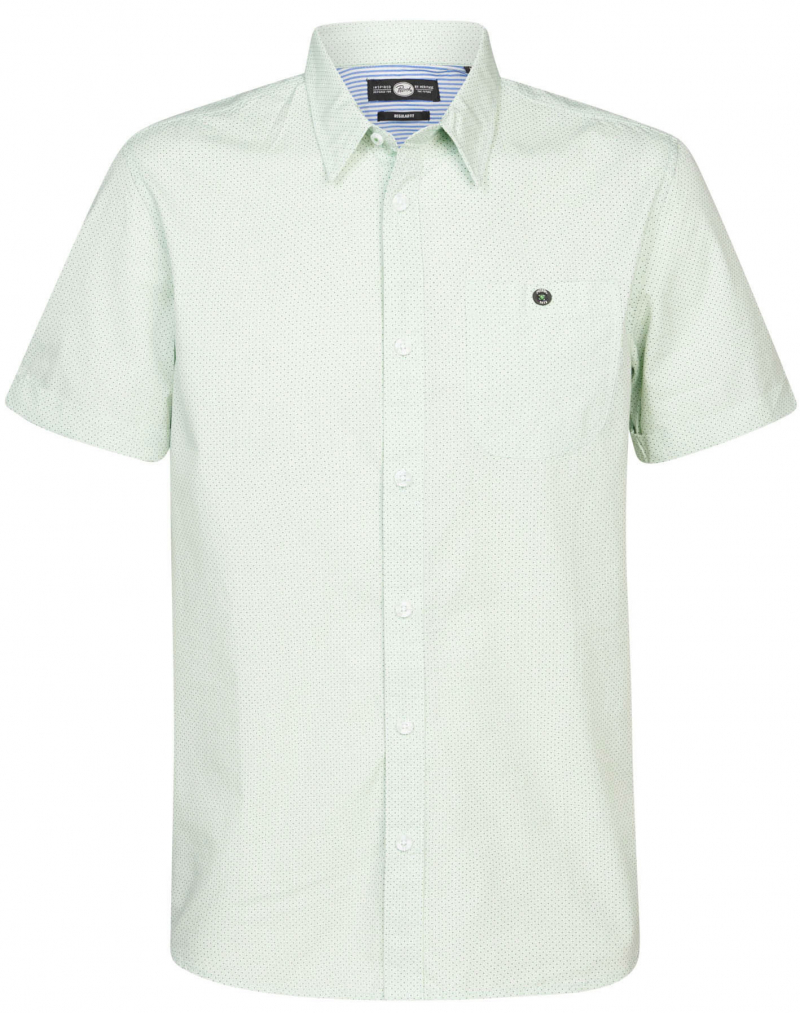 Camisa d'home de màniga curta Petrol Industries, model SIS428/6098, verda - 3 - La Casa Dels Pantalons