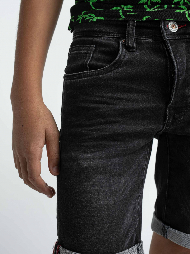Bermudes d'home Petrol Industries, model Jackson SHO001/9705, negra - 2 - La Casa Dels Pantalons