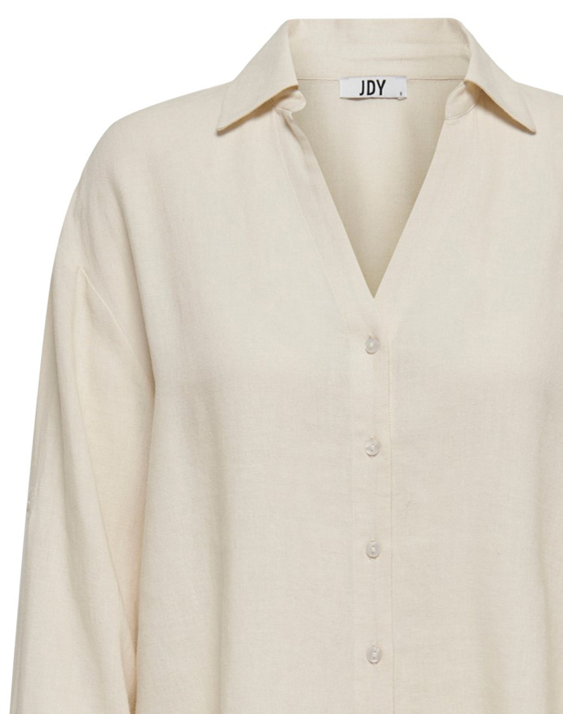 Camisa de dona de màniga llarga Only Mimi, model 15291259, blanc trencat - 2 - La Casa Dels Pantalons