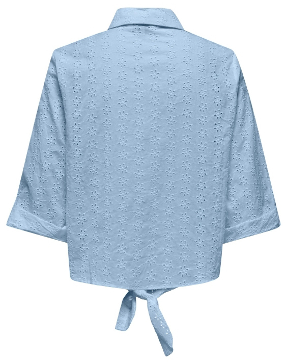 Camisa de dona de màniga tres quarts Only Lola, model 15291402, blava - 2 - La Casa Dels Pantalons