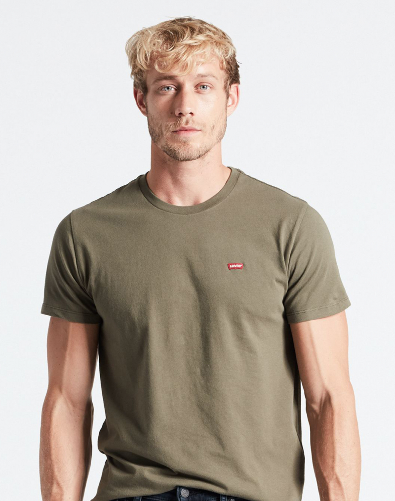 Camiseta de hombre de manga corta Levi's®, modelo 56605-0021, caqui - 2 - La Casa Dels Pantalons