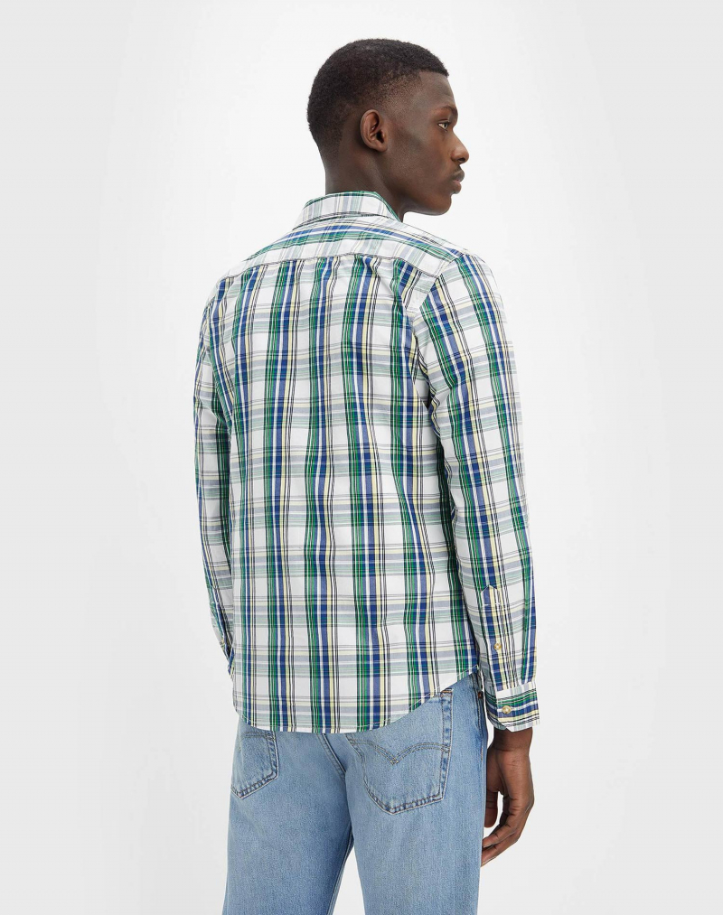 Camisa d'home de màniga llarga Levi's®, model 86625-0027, de quadres verds - 2 - La Casa Dels Pantalons