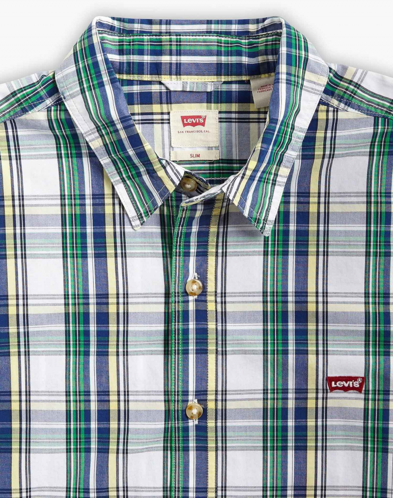 Camisa d'home de màniga llarga Levi's®, model 86625-0027, de quadres verds - 3 - La Casa Dels Pantalons