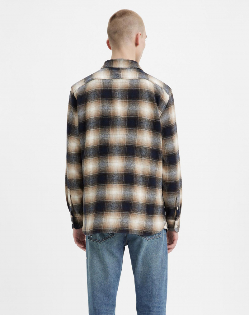 Camisa d'home de màniga llarga Levi's®, model 19573-0194, de quadres negres - 3 - La Casa Dels Pantalons