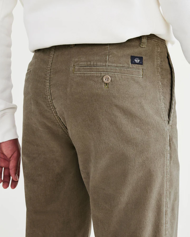 Pantalones de pana de hombre Dockers Original Chino Slim, modelo A1164-0040, beige tostado - 3 - La Casa Dels Pantalons