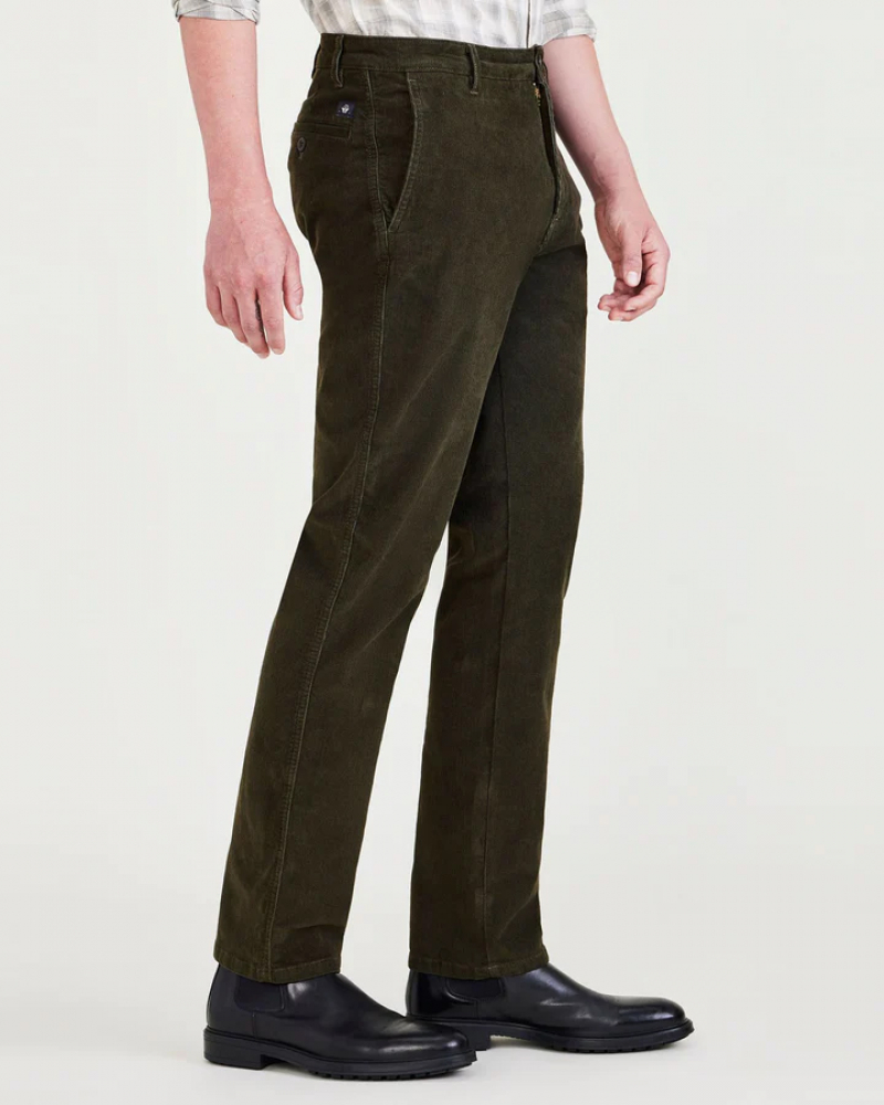 Pantalones de pana de hombre Dockers Original Chino Slim, modelo A1164-0038, caqui - 3 - La Casa Dels Pantalons