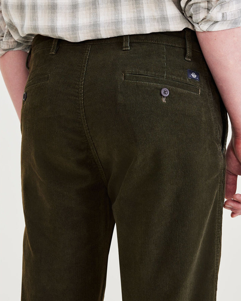 Pantalones de pana de hombre Dockers Original Chino Slim, modelo A1164-0038, caqui - 2 - La Casa Dels Pantalons