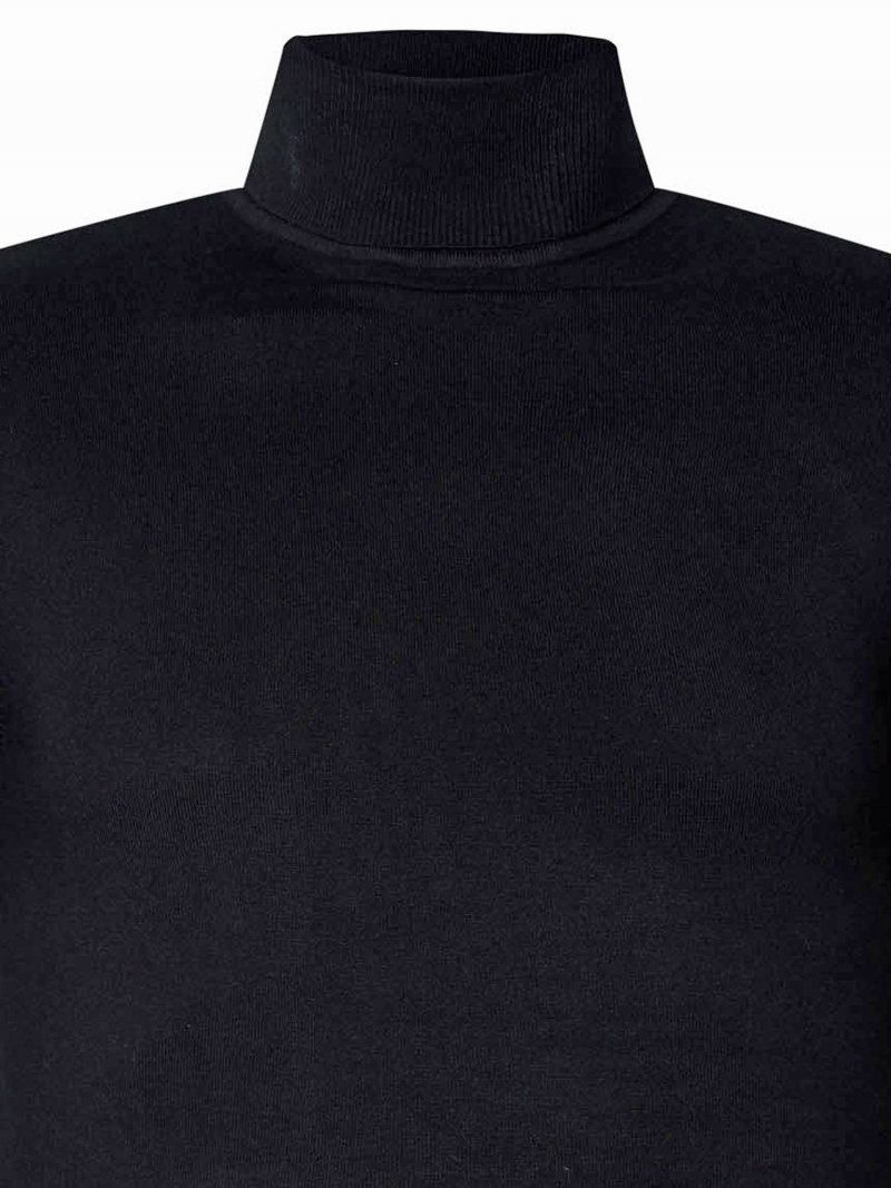 Jersei d'home de coll alt Petrol Industries, model KWC001/9999, negre - 3 - La Casa Dels Pantalons