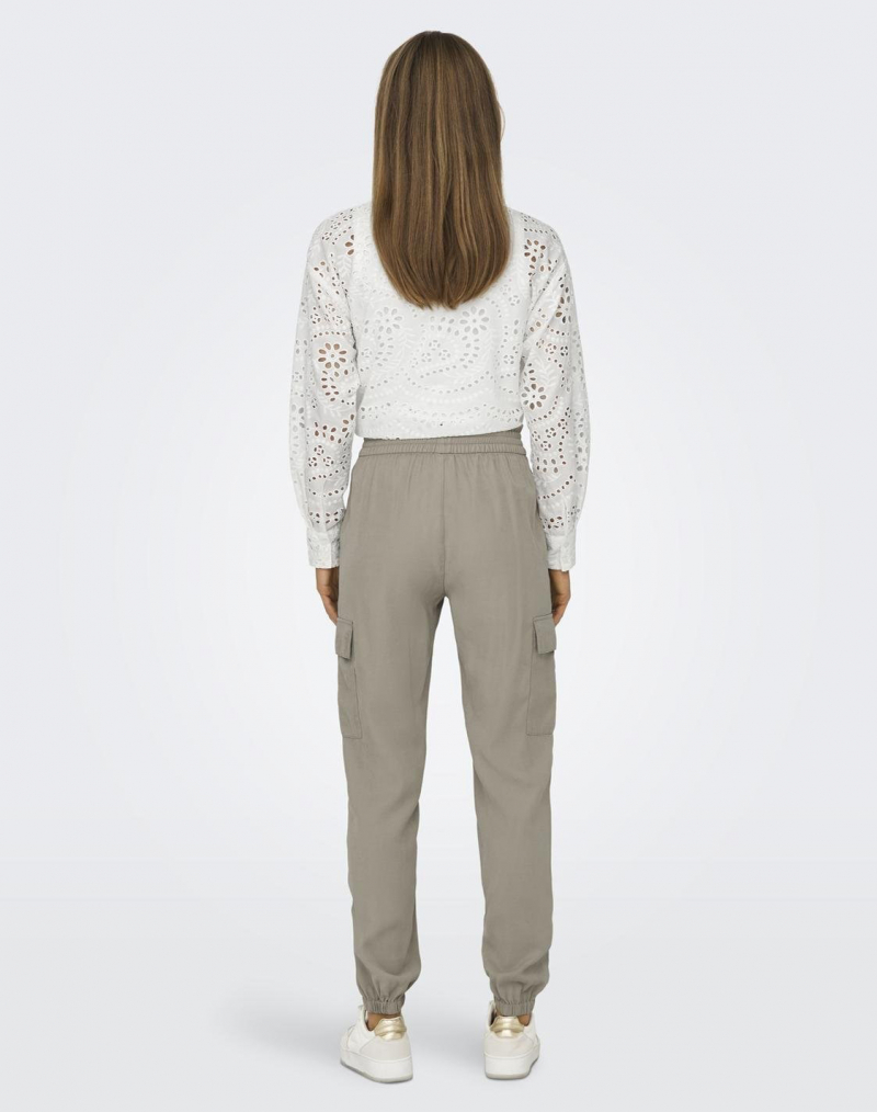 Pantalons cargo amples Only Aris, model 15245364, beix - 3 - La Casa Dels Pantalons