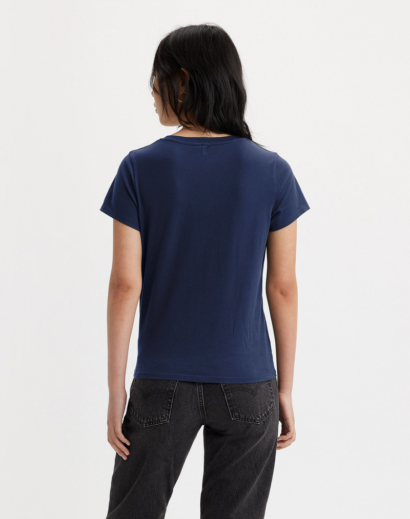 Camiseta de mujer de m/c Levi's®, modelo 85341-0064, azul - 3 - La Casa Dels Pantalons