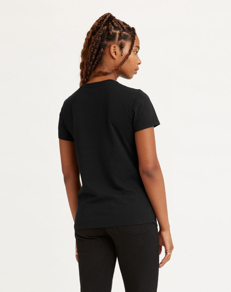 Camiseta de mujer de m/c Levi's®, modelo 17369-2437, negra - 3 - La Casa Dels Pantalons