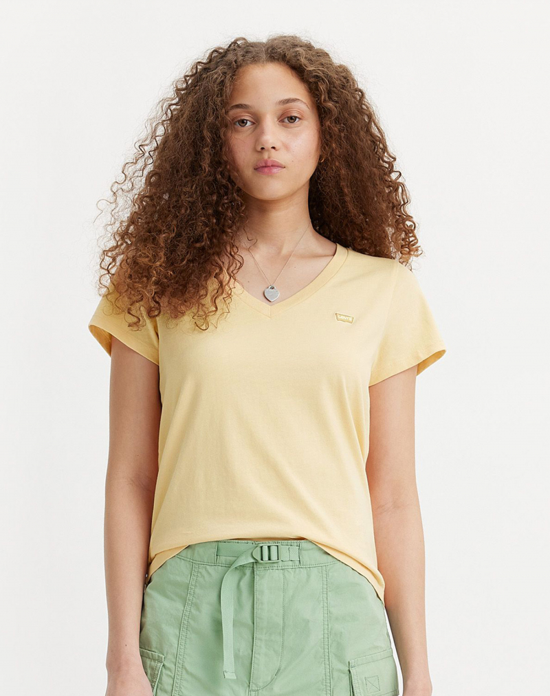 Samarreta de dona de m/c Levi's®, model 85341-0075, groga - 3 - La Casa Dels Pantalons