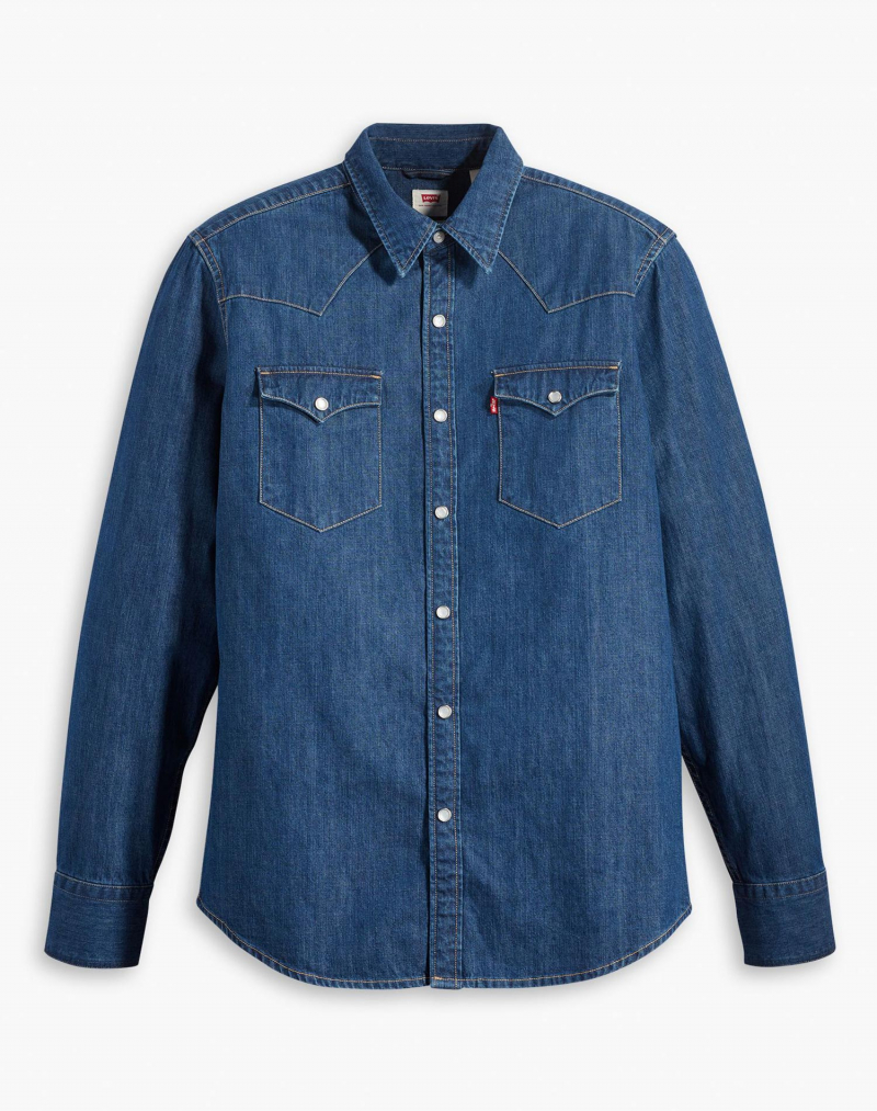 Camisa texana d'home Levi's®, model 85744-0041, rentada a la pedra - 3 - La Casa Dels Pantalons