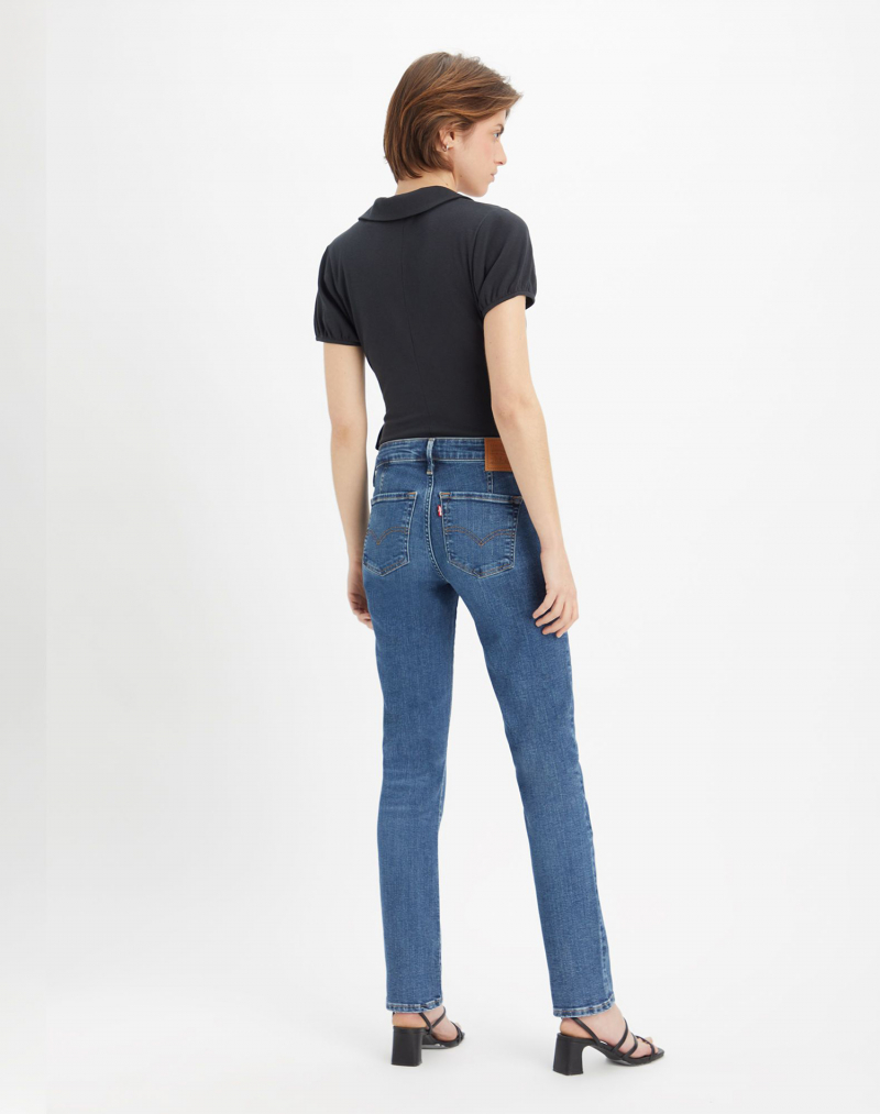 Pantalones vaqueros de mujer Levi's® 712™ slim welt pocket, modelo A6199-0003, lavados a la pied - 2 - La Casa Dels Pantalons