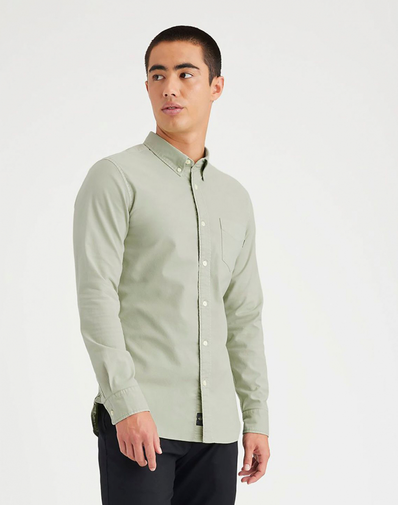 Camisa Oxford d'home de m/ll Dockers, model 29599-0049, caqui - 3 - La Casa Dels Pantalons