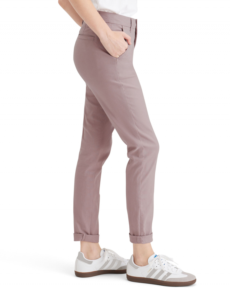 Pantalons de dona Dockers Weekend Chino slim ankle lightweight, model 52699-0118, rosat - 3 - La Casa Dels Pantalons