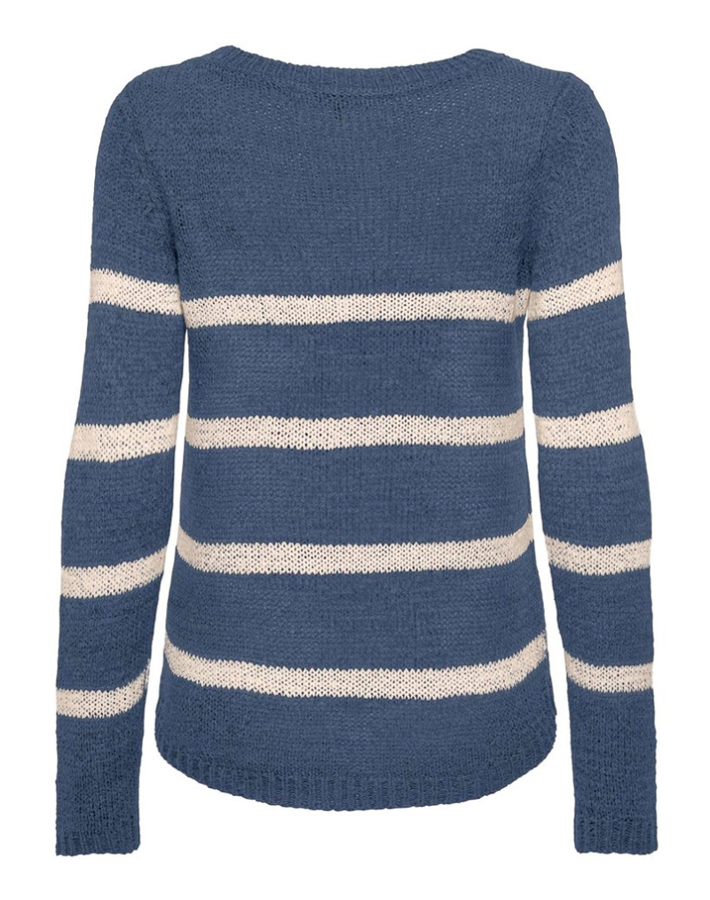 Jersey de mujer Only Geena, modelo 15113356, de rayas azul marino vintage indigo - 3 - La Casa Dels Pantalons