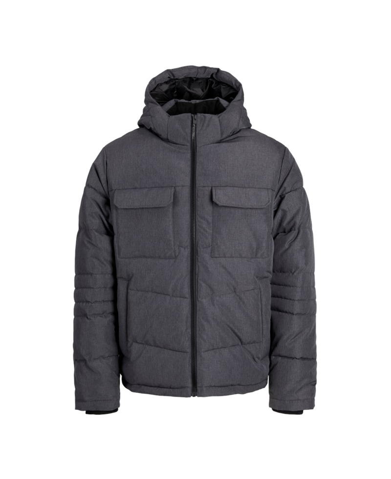 Chaqueta de hombre Jack and Jones Build Puffer, modelo 12256858, gris - 2 - La Casa Dels Pantalons