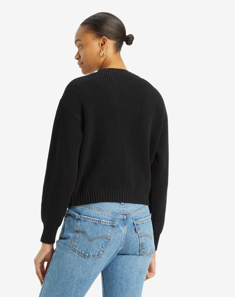 Cárdigan de mujer Levi's®, modelo A8728-0004, negro. - 3 - La Casa Dels Pantalons