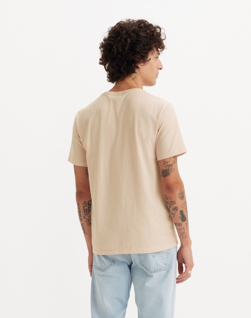 Camiseta de hombre de manga corta Levi's®, modelo 56605-0250, beige - 3 - La Casa Dels Pantalons