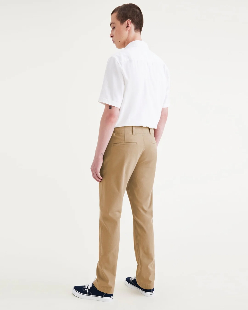 Pantalons d'home Dockers Smart 360 flex California Khaki Slim, model A3131-0005, beix - 2 - La Casa Dels Pantalons