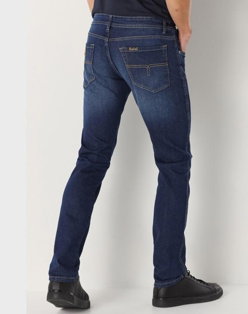 Pantalones vaqueros de hombre Lois Marvin, modelo 10190/965, azul medio - 3 - La Casa Dels Pantalons