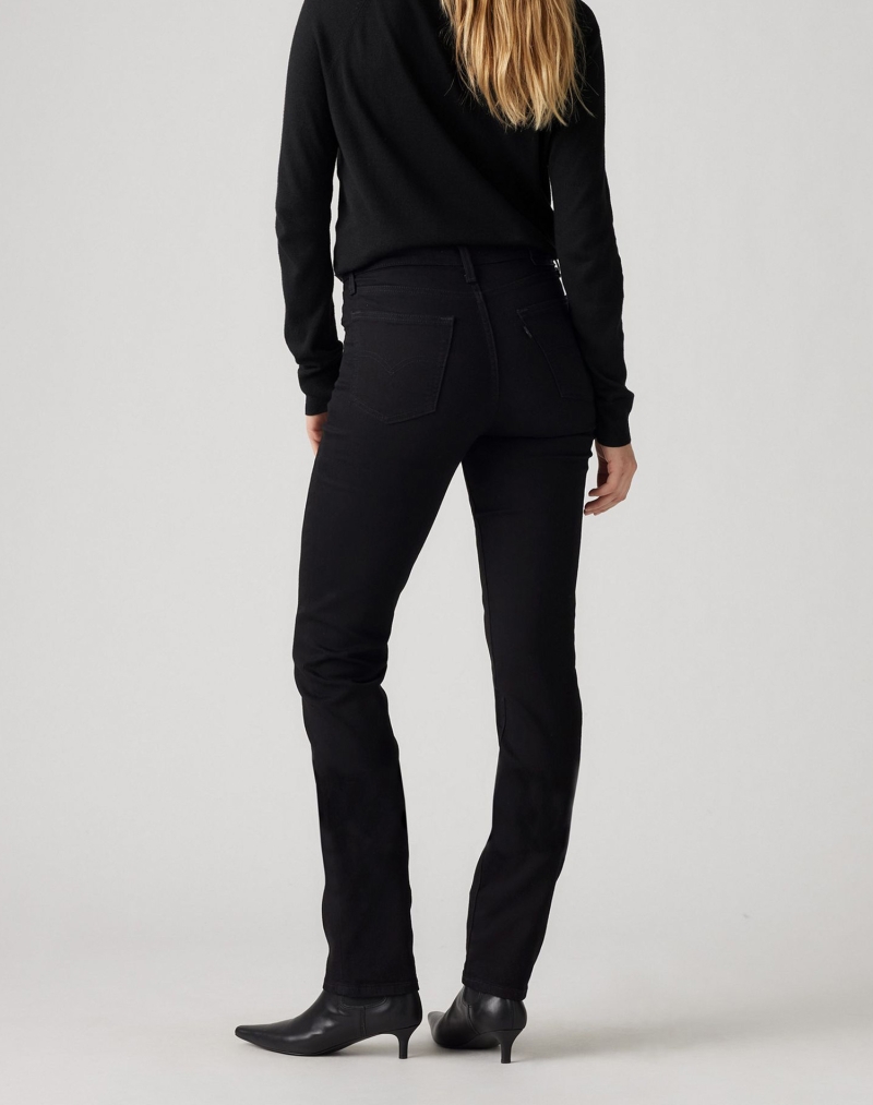 Pantalons texans de dona Levi's® 724™ straight, model 18883-0321, negres - 3 - La Casa Dels Pantalons