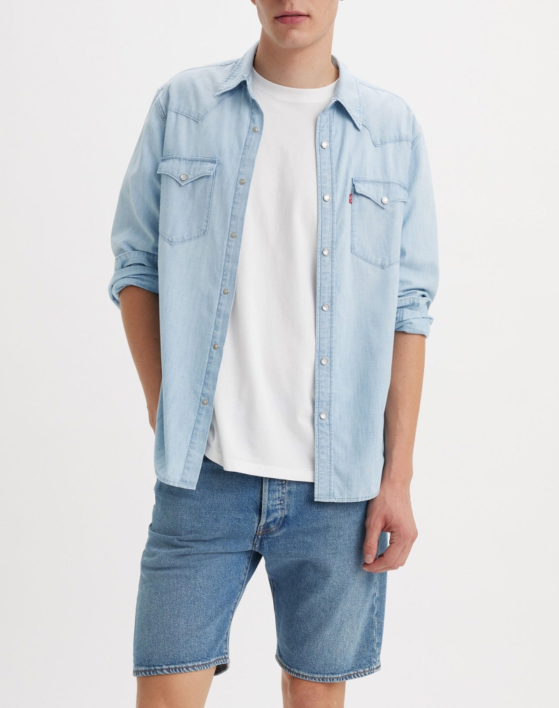 Bermudes d'home Levi's® 501® regular, model 36512-0235, rentats a la pedra - 3 - La Casa Dels Pantalons