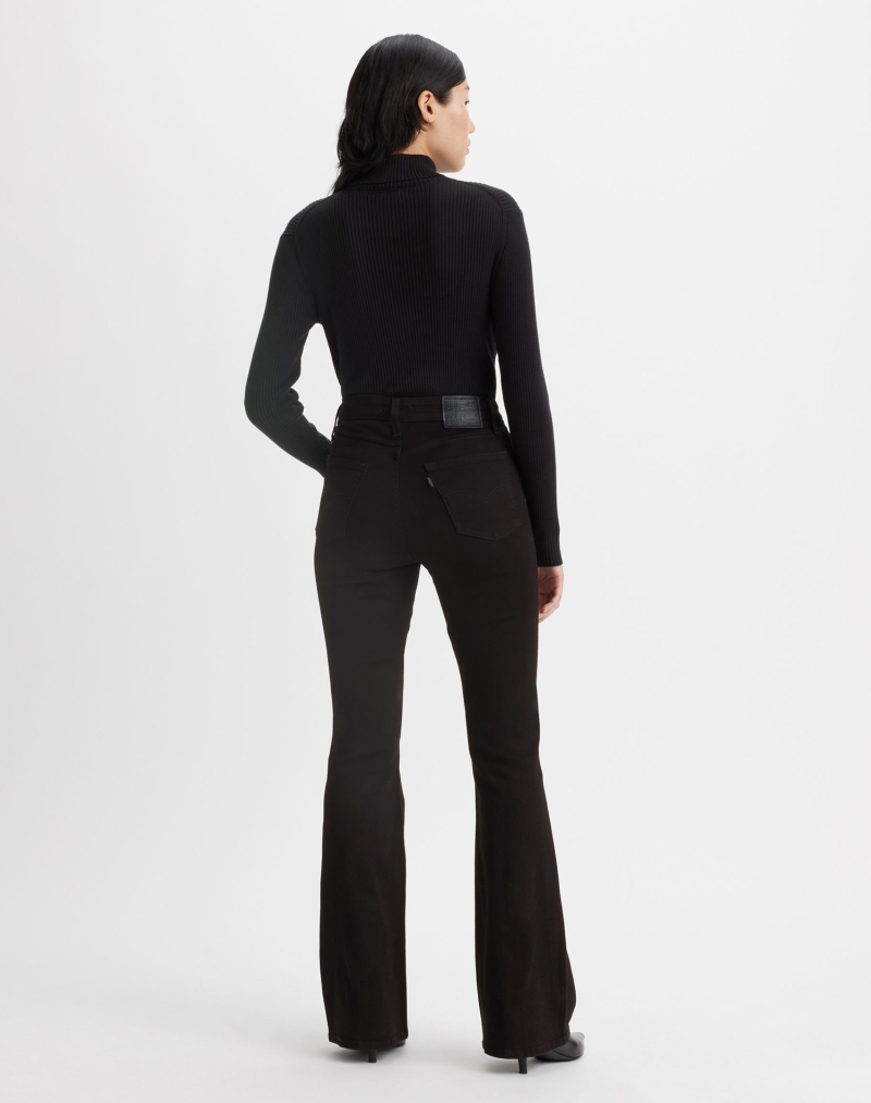 Pantalons texans de dona Levi's® 726™ high rise flare, model A3410-0070, negres - 3 - La Casa Dels Pantalons