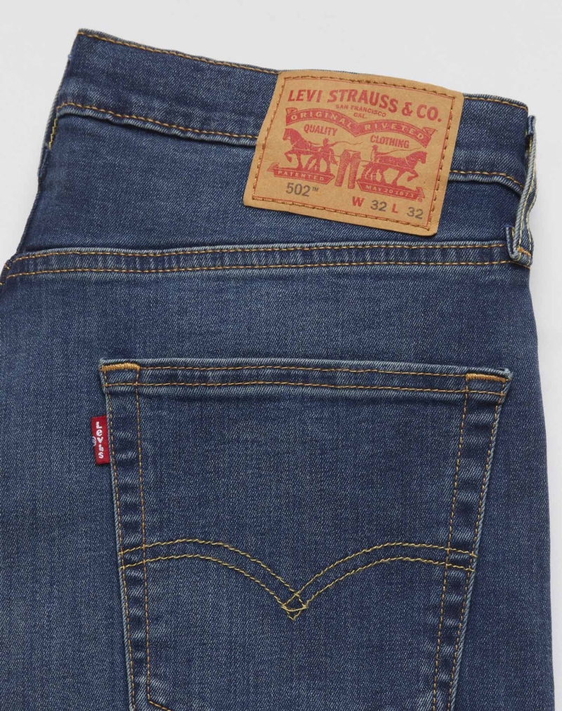 Pantalons texans d'home Levi's® 502™ taper, model 29507-0053, blau mig - 2 - La Casa Dels Pantalons
