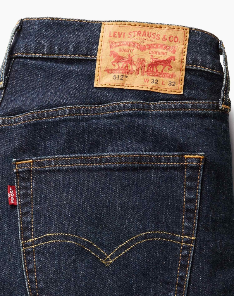 Pantalones vaqueros de hombre Levi's® 512™ slim taper, modelo 28833-1317, azul oscuro - 2 - La Casa Dels Pantalons
