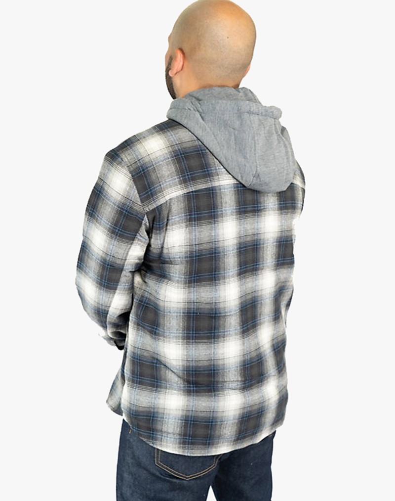 Caçadora de franel·la d'home Levi's®, model 003AZ-0002, de quadres negres - 2 - La Casa Dels Pantalons