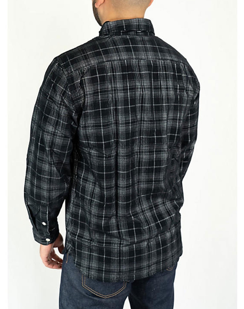 Camisa d'home de màniga llarga Levi's®, model 19573-0280, de quadres negres - 2 - La Casa Dels Pantalons