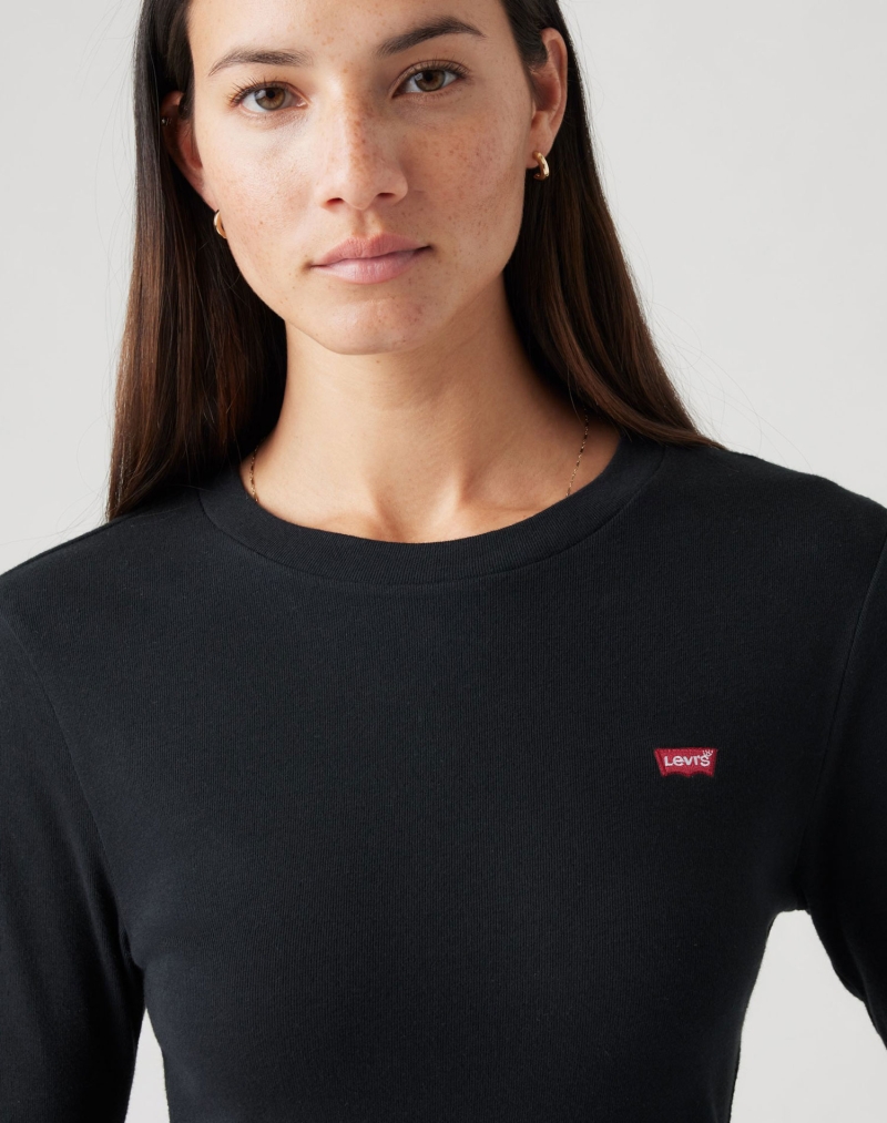 Samarreta de dona de màniga llarga Levi's®, model 000KL-0001, negra - 3 - La Casa Dels Pantalons