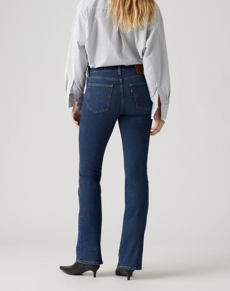 Levi's® 725™ high rise bootcut pantalones vaqueros de mujer, modelo 18759-0115, azul medio - 2 - La Casa Dels Pantalons