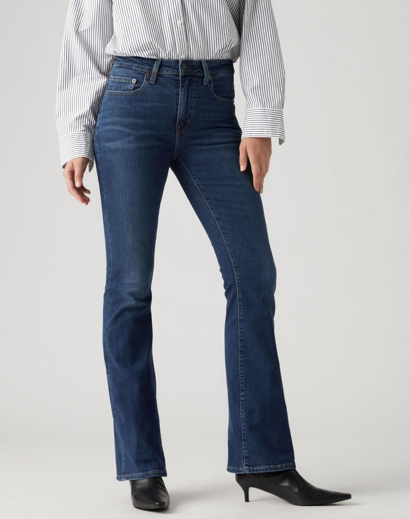 Levi's® 725™ high rise bootcut pantalones vaqueros de mujer, modelo 18759-0115, azul medio - 3 - La Casa Dels Pantalons