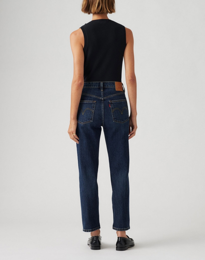 Pantalons texans de dona Levi's® 501® woman cropped, model 36200-0342, blau mig - 2 - La Casa Dels Pantalons