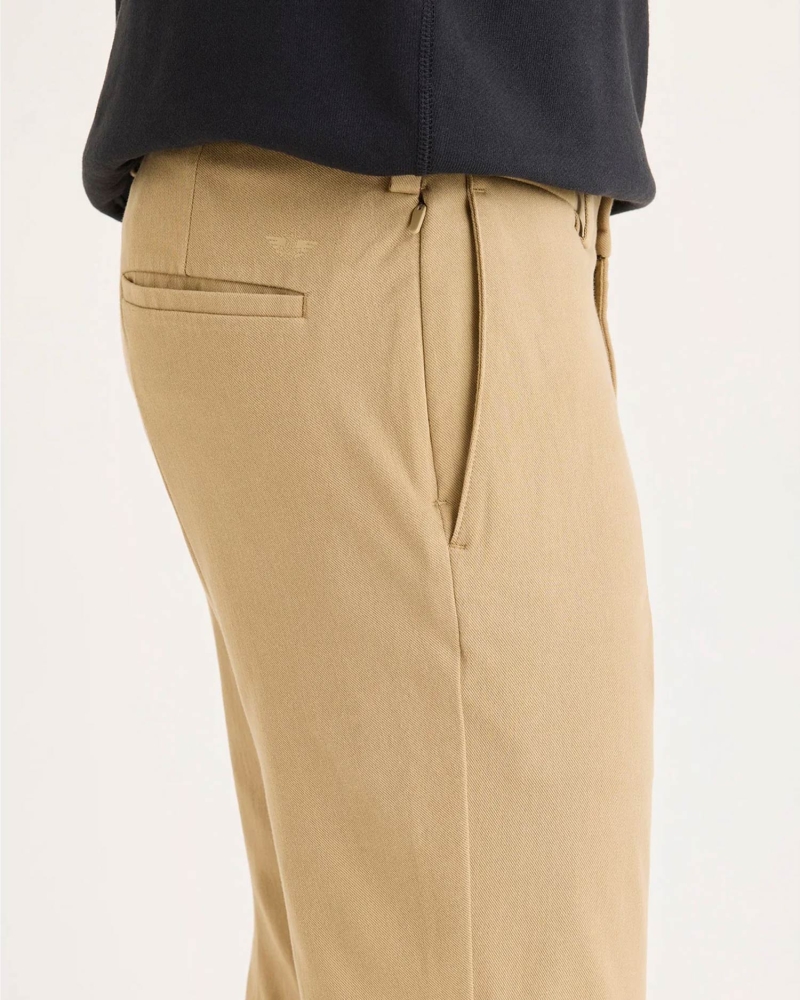 Pantalones de hombre Dockers Go Active Flex Chino Skinny, modelo 002XM-0000, beige - 2 - La Casa Dels Pantalons