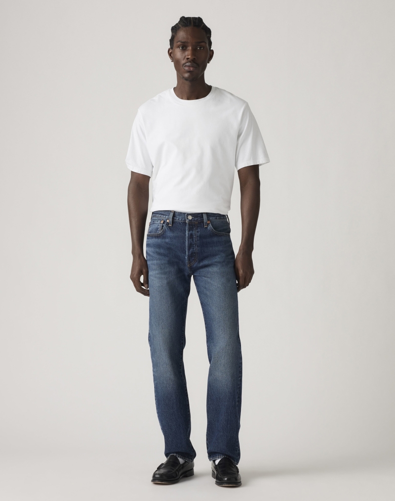 Pantalones vaqueros de hombre Levi's® 501® regular, 00501-3737, azul medio - 2 - La Casa Dels Pantalons