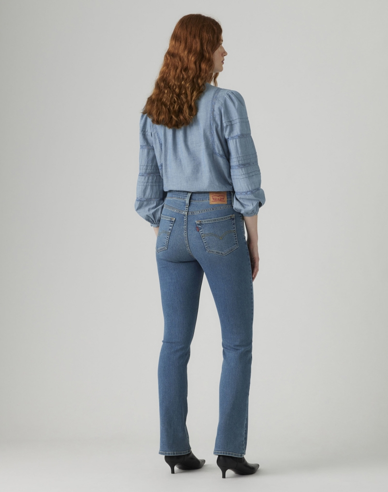 Pantalons texans de dona Levi's® 725™ high rise bootcut, 18759-0235, rentats a la pedra - 3 - La Casa Dels Pantalons