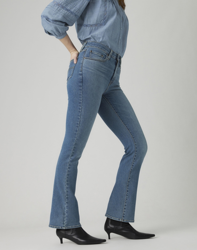 Pantalons texans de dona Levi's® 725™ high rise bootcut, 18759-0235, rentats a la pedra - 2 - La Casa Dels Pantalons