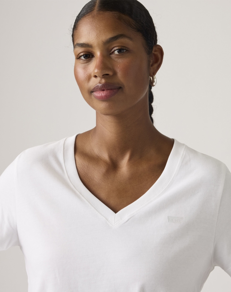 Samarreta de dona de m/c Levi's®, 005J6-0011, blanca - 3 - La Casa Dels Pantalons