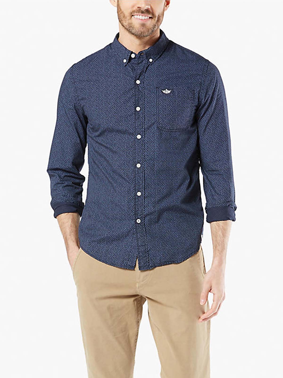 Dockers camisa 69684-0041  color azul marino