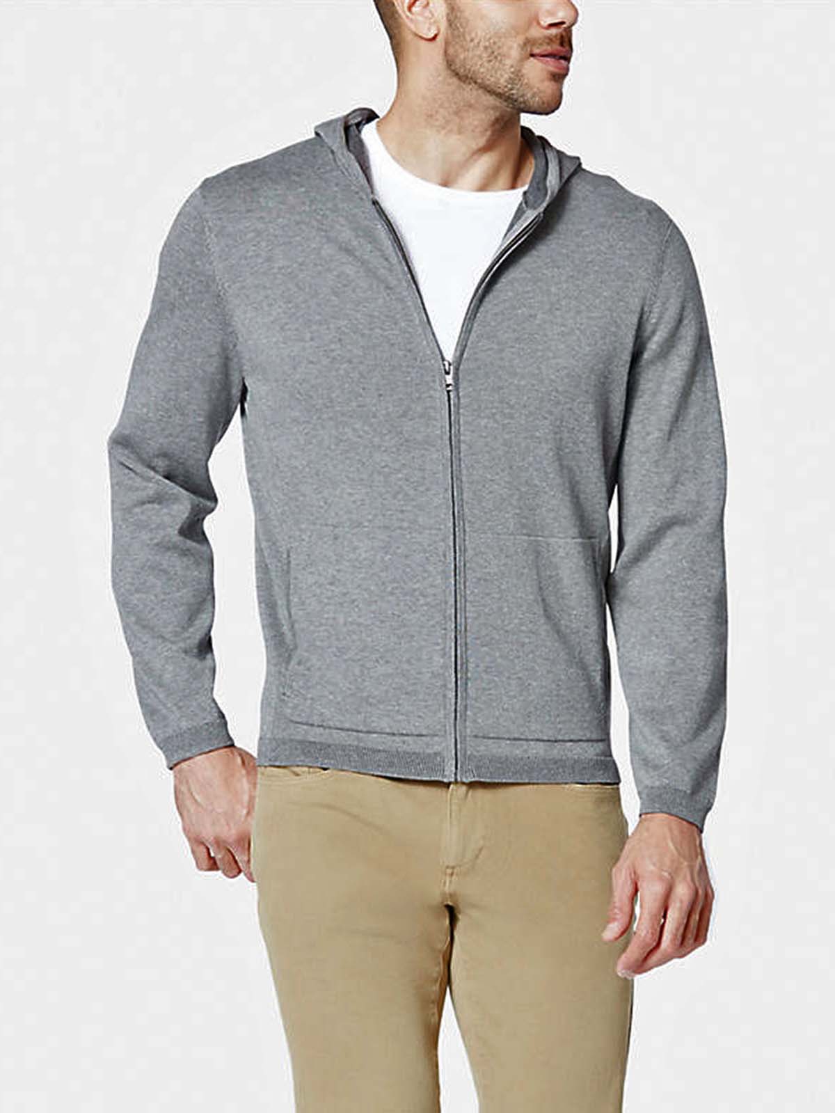 Dockers jersey con cremallera y capucha 83541-0000 color gris